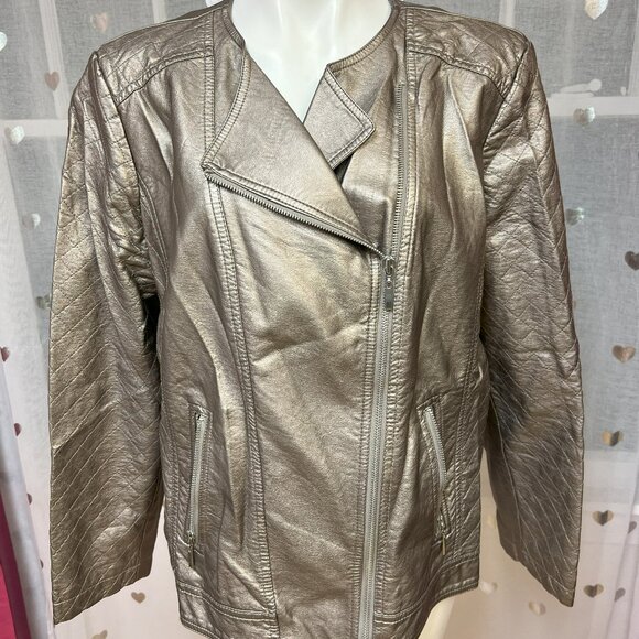 Chico's Jackets & Blazers - #138 Chico's Shiny Dress Jacket Size 3 (16)